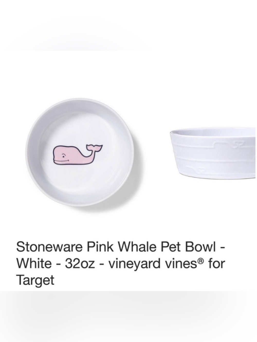 Vineyard Vines for Target Ceramic Dog Bowl